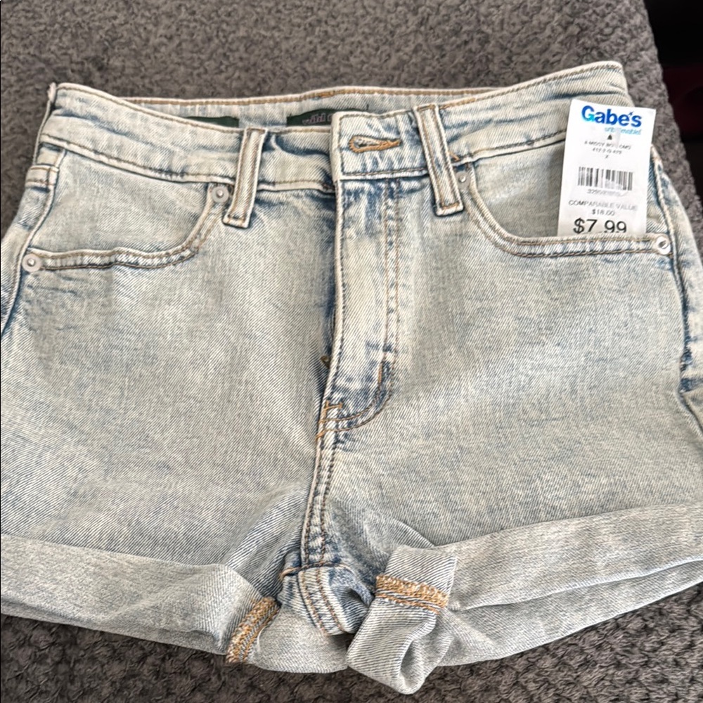 Wild Fable Blue High-Waisted Jean Shorts
